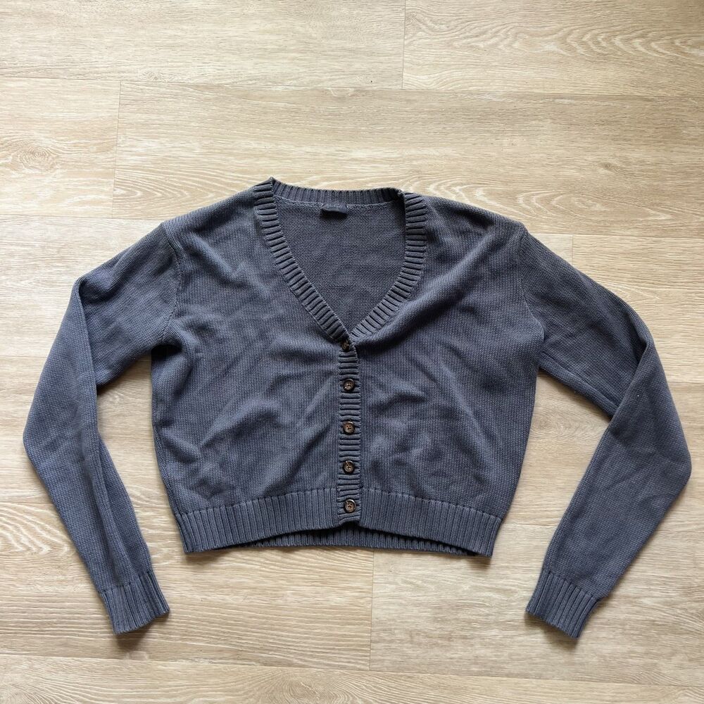 Brandy Melville John Galt Blue Billie Cardigan Women's - Picture 2 of 9